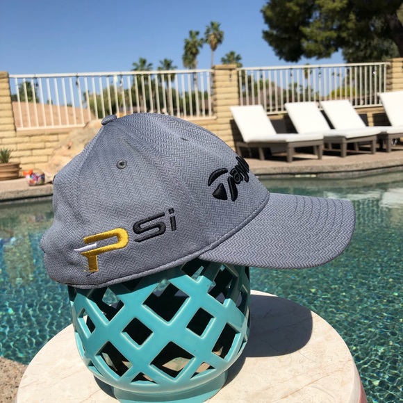 TaylorMade M1 Psi Grey with Buckle Adjustable Strap Golf Cap - Picture 3 of 12